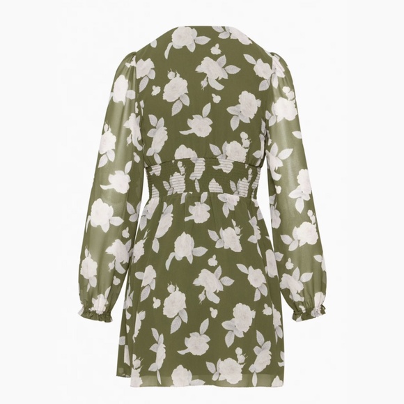 Wilfred Wistful Dress | Grotto Green/Mochi Pink | Size Small - Picture 8 of 8